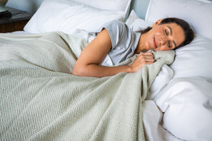 Herringbone Weave Cotton Blanket