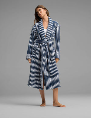Ribbed Terry Bath Robe