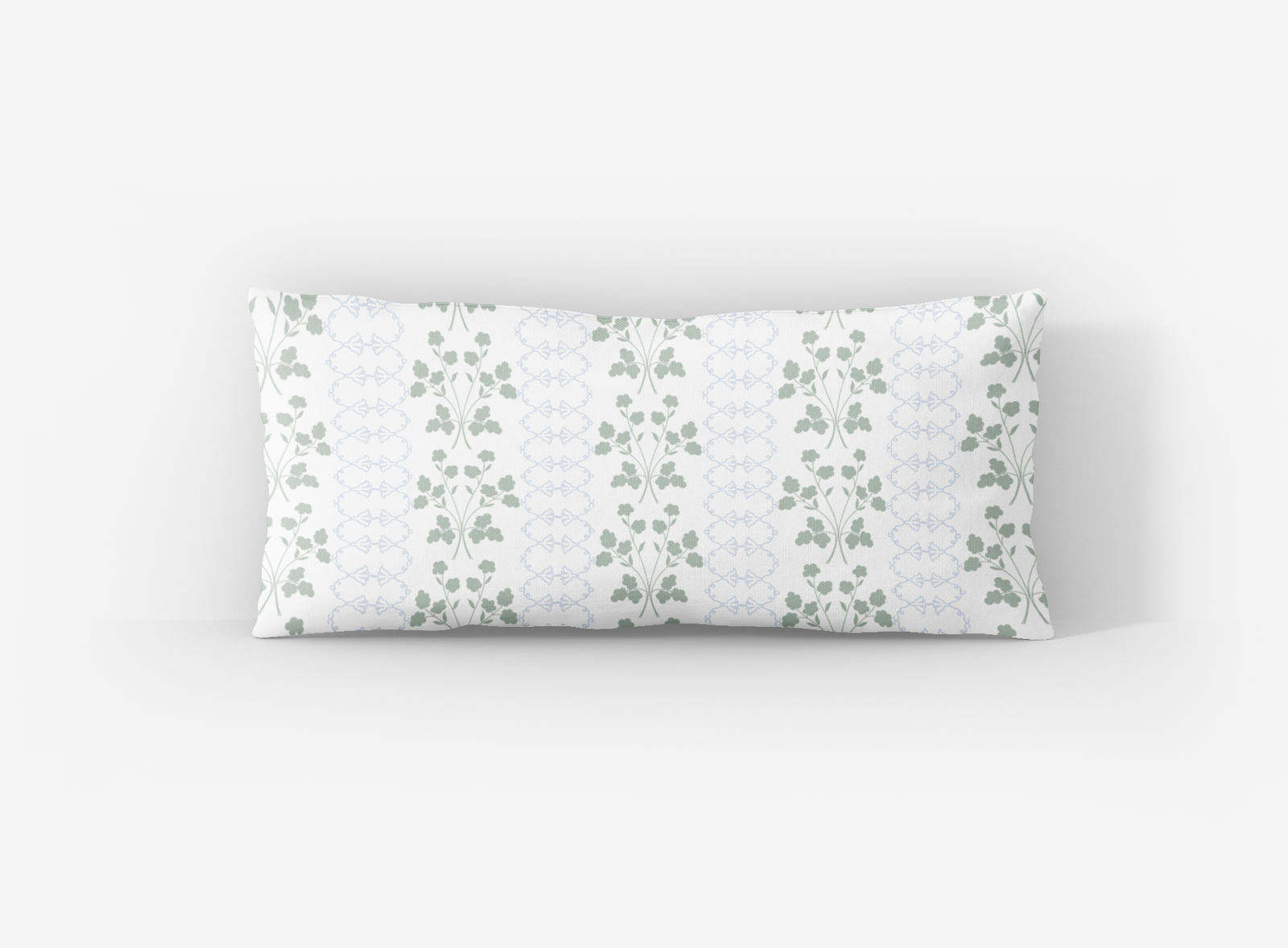 Wrapped In Lace x Nicole Speake Floral Trellis Lumbar Pillow Cover