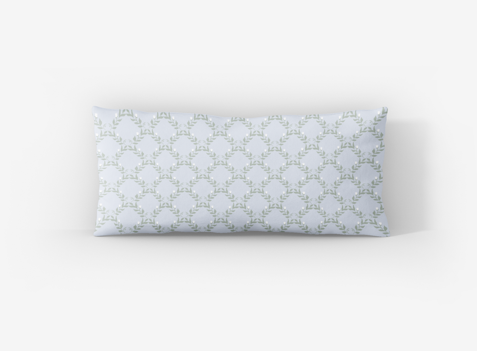 Wrapped In Lace x Nicole Speake Lattice VinesLumbar Pillow Cover