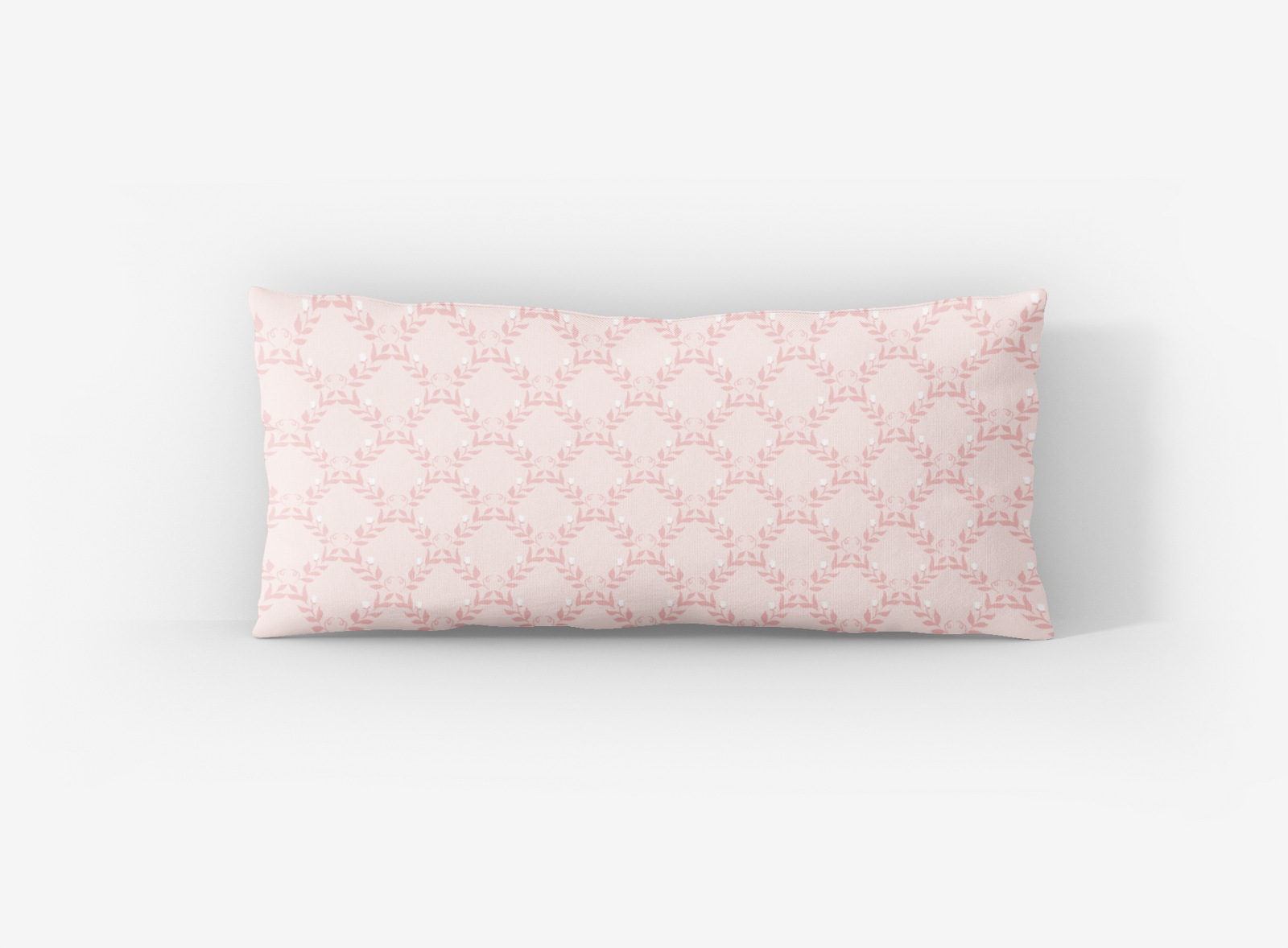 Wrapped In Lace x Nicole Speake Lattice VinesLumbar Pillow Cover