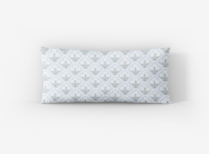 Wrapped In Lace x Nicole Speake Scalloped Floral Lumbar Pillow Cover