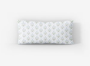 Wrapped In Lace x Nicole Speake Scalloped Floral Lumbar Pillow Cover