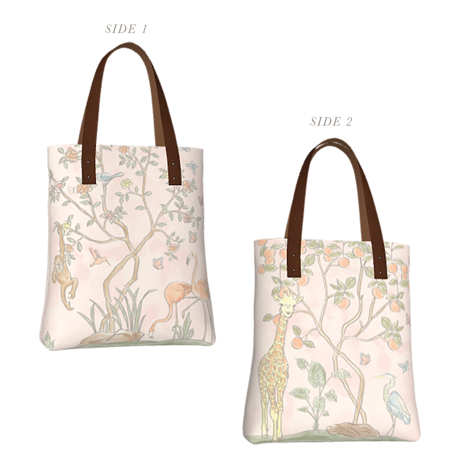 Zoo Chinoiserie Tote Bag