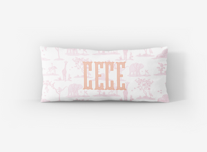 Zoo Toile Lumbar Pillow Cover