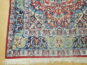 3' 5" X 5' 8" Vintage Handmade Turkish Wool Rug Carpet Vegetable Dyes Nice Red