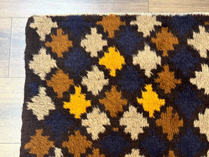 Balouch Rug 3x4, Afghan Rug, Tribal Rug, Multicolor