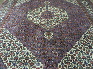 8' X 10' Vintage Fine Handmade India Wool Rug Hand Knotted Carpet Detailed Nice