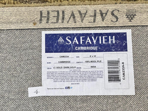 Safavieh Rug 8x10, Cambridge Rug, Wool Hand Tufted Carpet, Modern Room Sized Wool Pile Area Rug