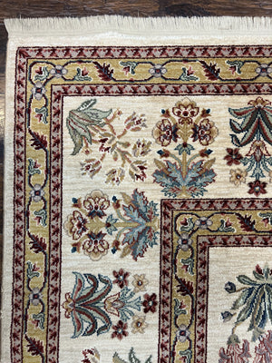 Karastan Rug 8.8 x 12, Ashara Amritsar #549, Oatmeal Color, Wool Pile Karastan Carpet, Discontinued Karastan Area Rug, Decorative