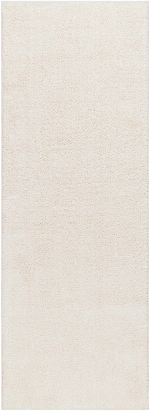 Judy White Washable Runner Rug