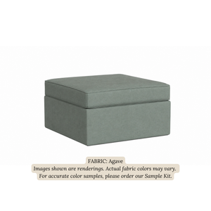 Storage Ottoman with Serving Tray