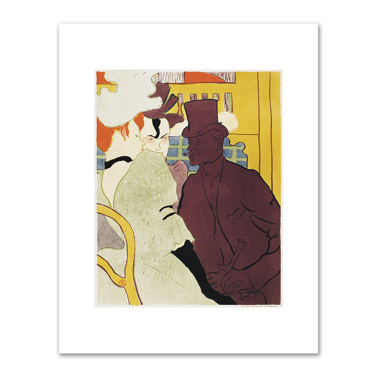 The Englishman at the Moulin Rouge (L'Anglais au Moulin Rouge) by Henri de Toulouse-Lautrec