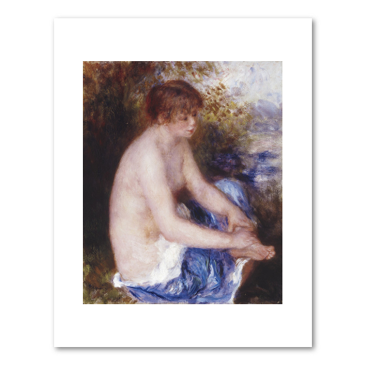 Petit nu bleu (Little Blue Nude) by Pierre-Auguste Renoir