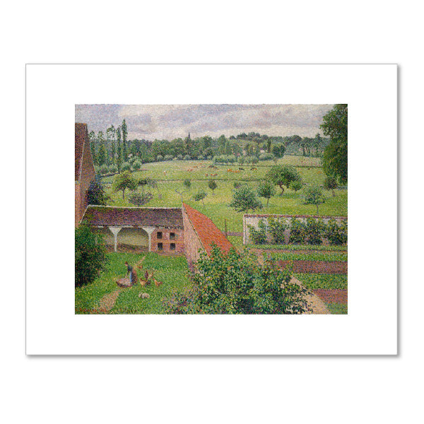 View from my Window, Éragny by Camille Pissarro