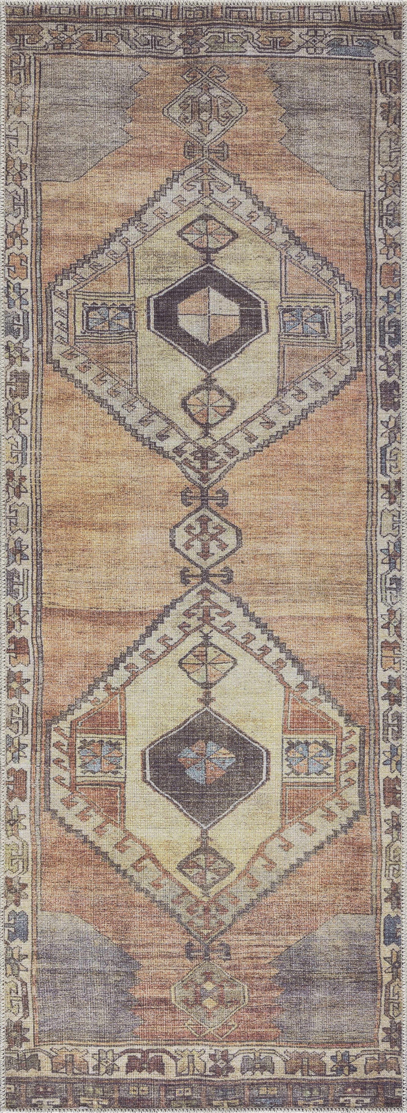 Medinah Washable Runner Rug