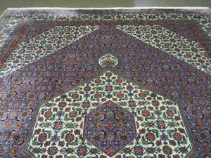 8' X 10' Vintage Fine Handmade India Wool Rug Hand Knotted Carpet Detailed Nice