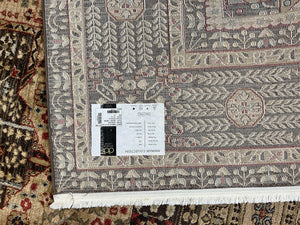 Room Sized Oriental Rug 10x11, Power Loomed Carpet, Tan Brown, Unique Loom
