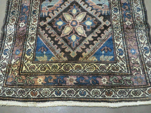 3' X 6' Antique Handmade India Floral Oriental Wool Rug Veg Dyes Nice