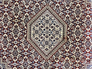 Karastan Rug 8x10, Kara Shah Red Bidjar, Belgium Power Loomed Rug, Wool Pile Karastan Rug, Vintage