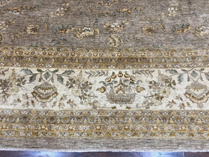 Pak Persian Rug 12x15, Wool Hand Knotted Oriental Floral Carpet, Signed by Master Weaver, 12x15 Large Palace Size Rug
