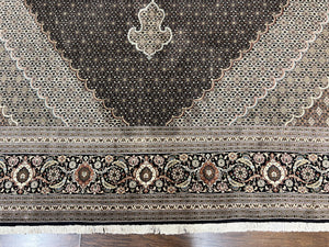 Exquisite Persian Tabriz Rug - 10x13, 400 KPSI, Herati Pattern