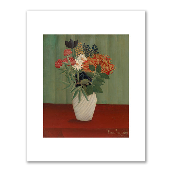 Bouquet of Flowers with China Asters and Tokyos (Bouquet de fleurs aux reines-marguerites et aux tokyos) by Henri Rousseau