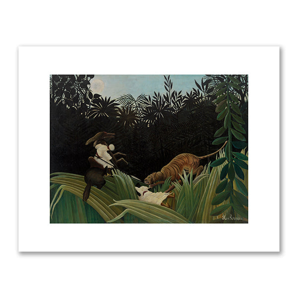 Scouts Attacked by a Tiger (Éclaireurs attaqués par un tigre) by Henri Rousseau