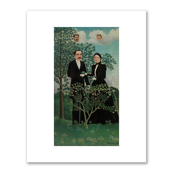 The Past and the Present, or Philosophical Thought (Le passé et le présent, ou Pensée philosophique) by Henri Rousseau