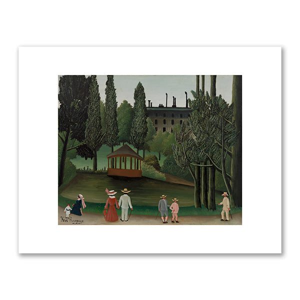 View of Montsouris Park, the Kiosk (Vue du parc Montsouris, le kiosque) by Henri Rousseau