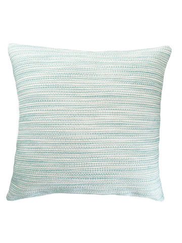 Bay View Aqua 24x24 Indoor Outdoor Pillow