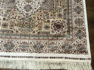 Turkish Memluk Silk Rug 4x6, Hereke Carpet, Bamboo Silk, New