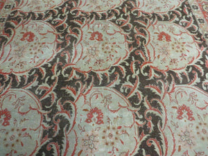 6' X 8' Vintage Handmade Pakistan Floral Oriental Wool Rug Details Organic Nice
