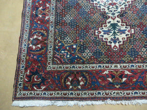 4' X 7' Vintage Handmade Turkish Floral Orient Medallion Wool Veg Dye Rug Nice