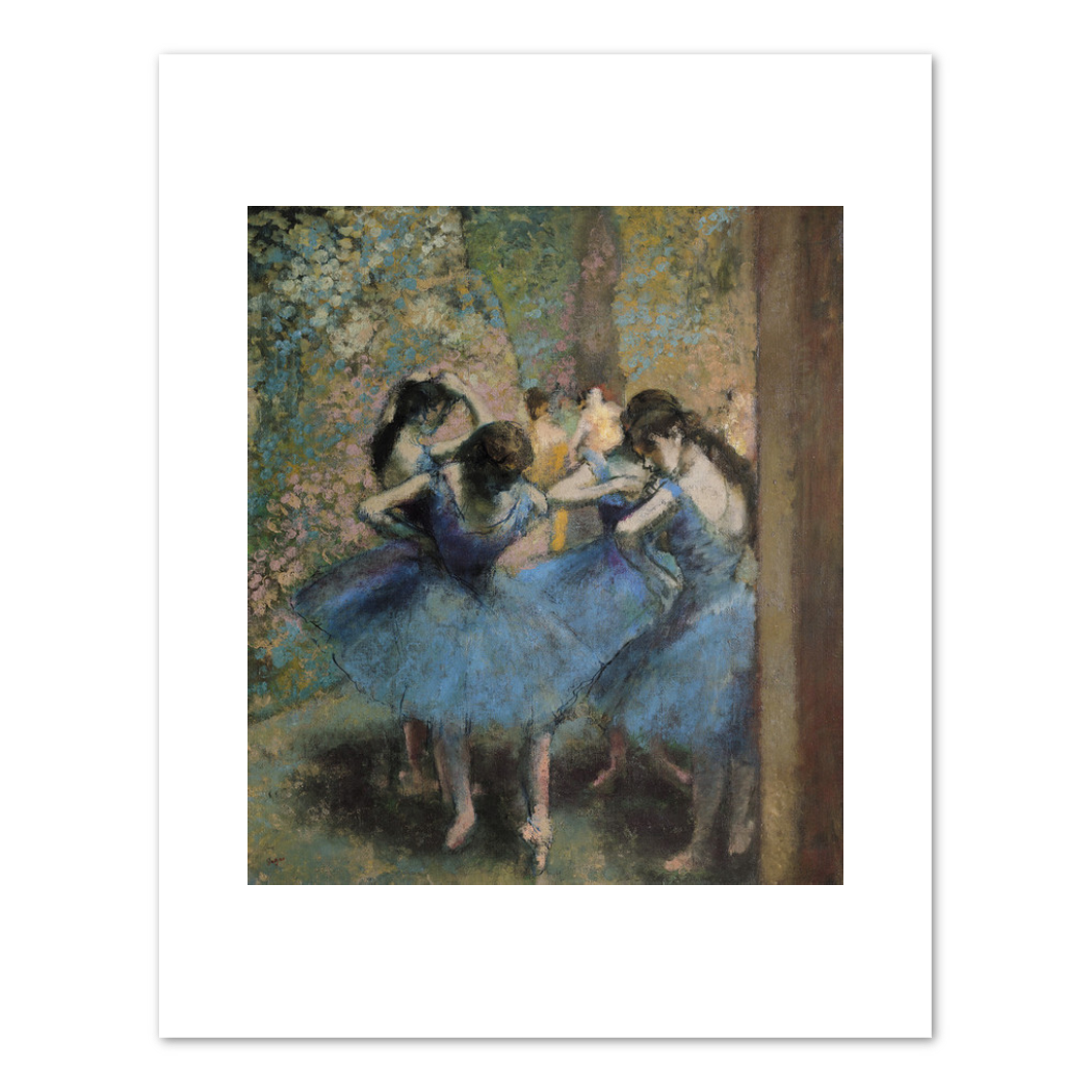 Dancers in Blue by Edgar Degas