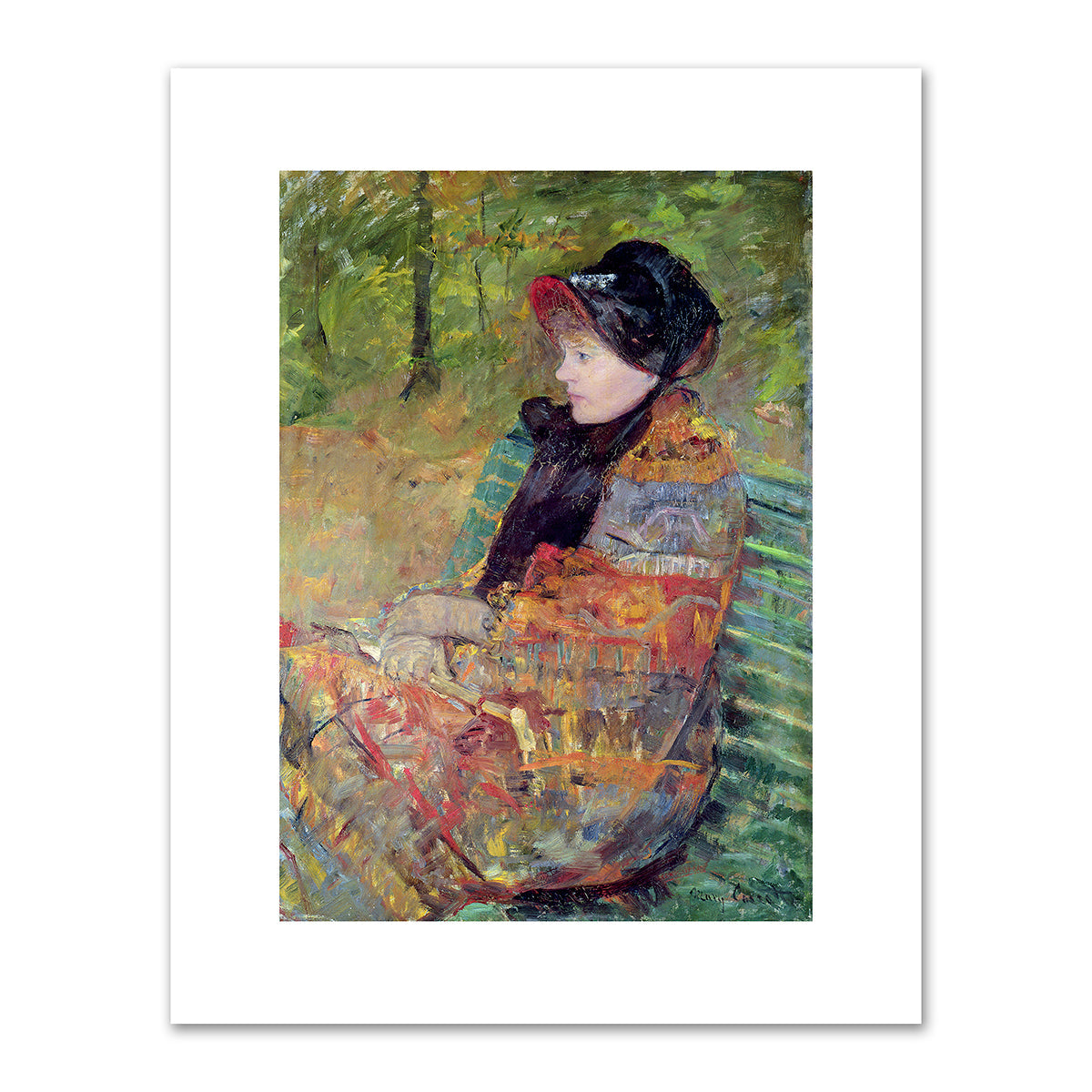 Autumn, Portrait of Lydia Cassatt by Mary Cassatt
