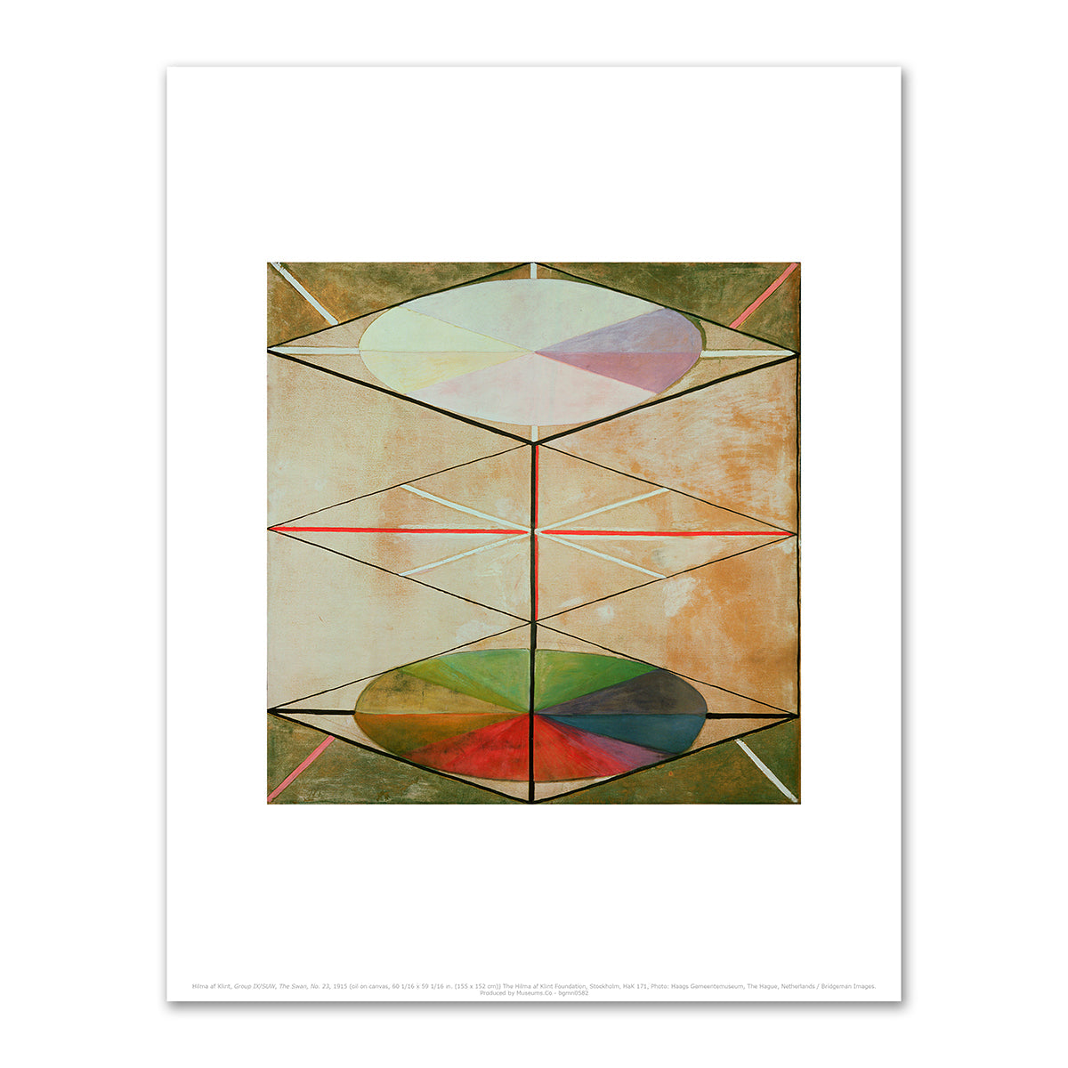 Group IX/SUW, No. 23, The Swan by Hilma af Klint
