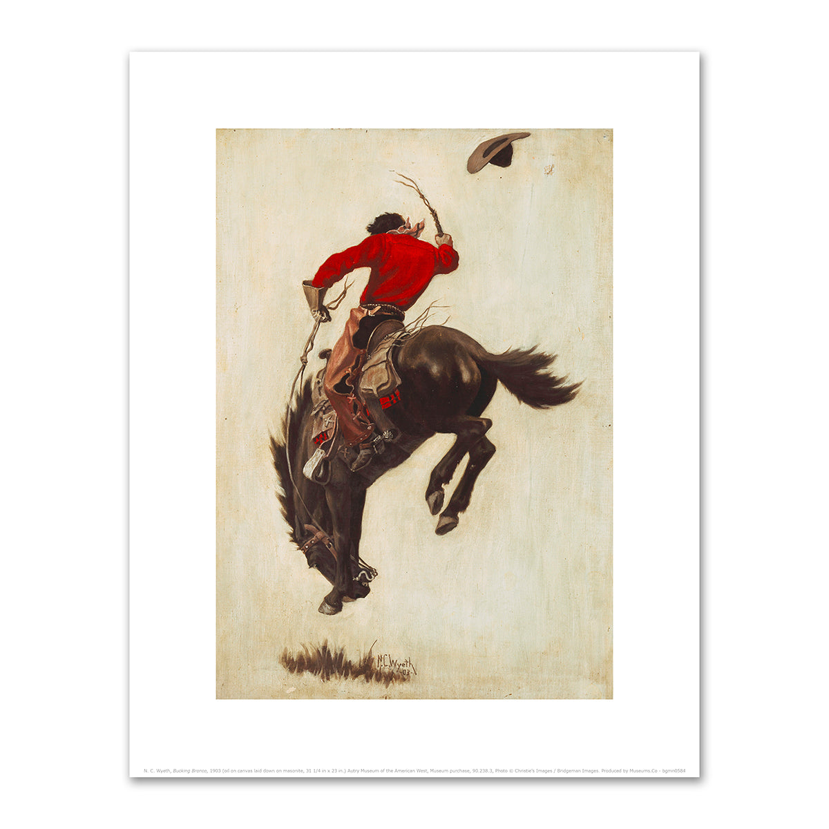 Bucking Bronco by N. C. Wyeth