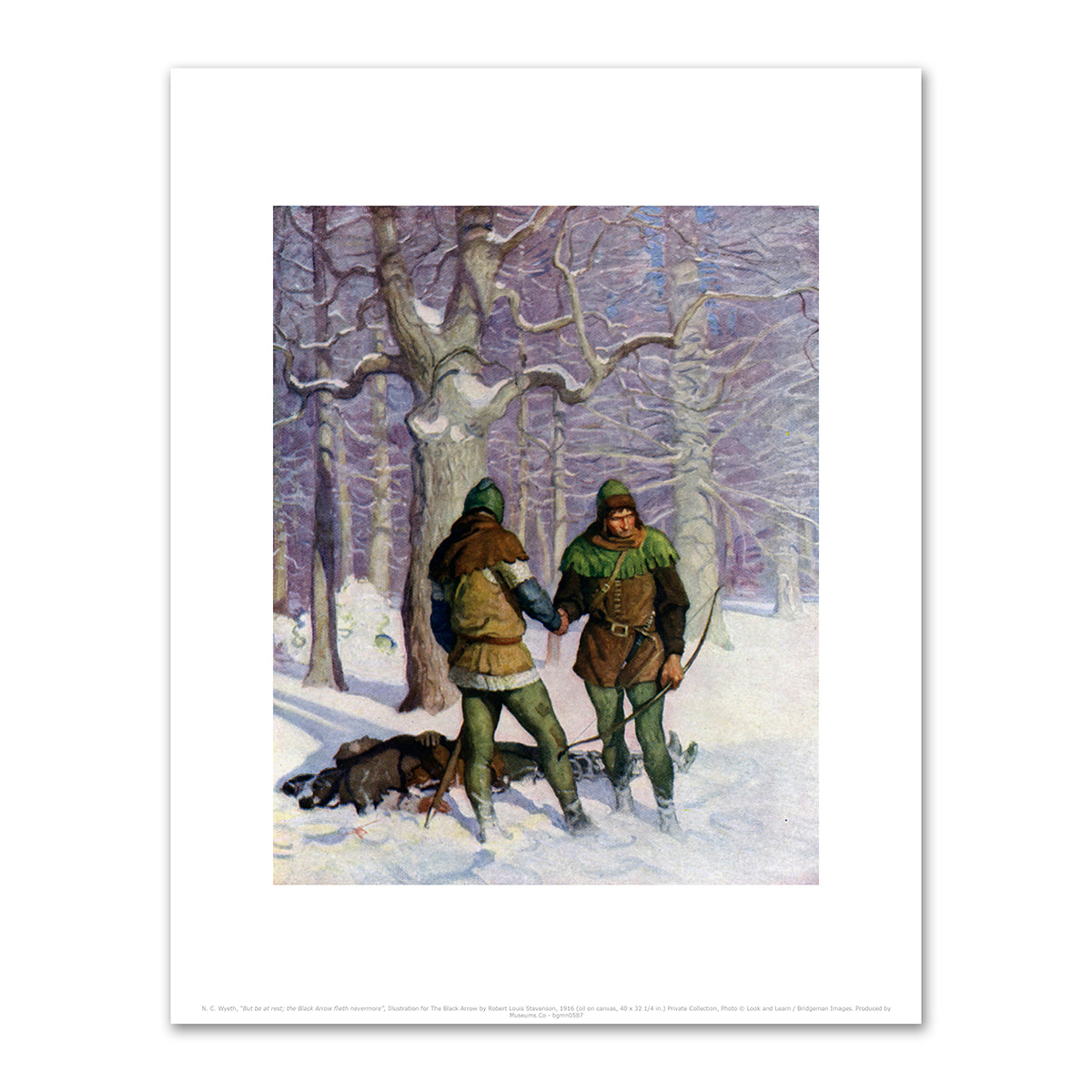 Illustration for The Black Arrow by N. C. Wyeth