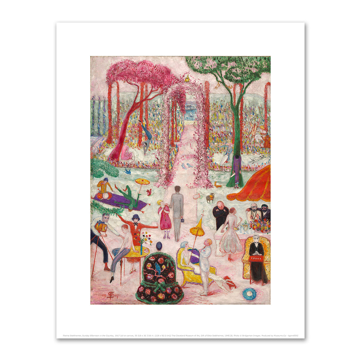 Sunday Afternoon in the Country by Florine Stettheimer