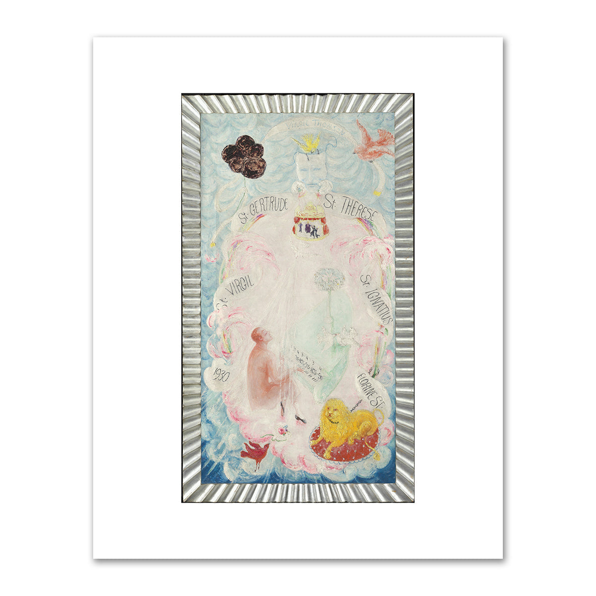 Portrait of Virgil Thomson by Florine Stettheimer