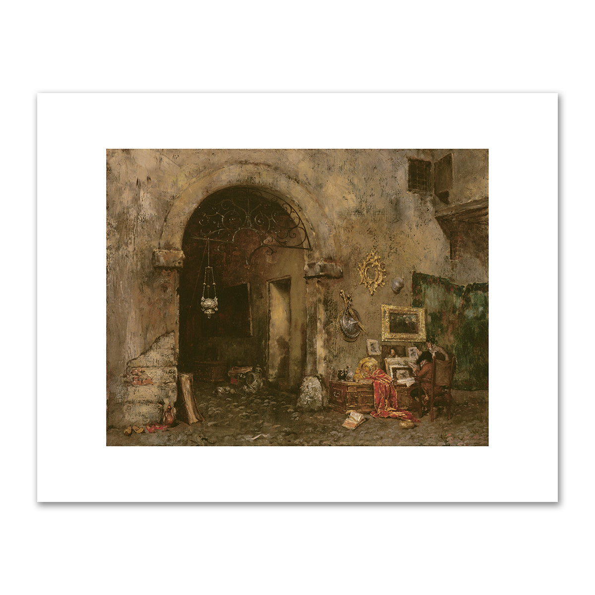 The Antiquary Shop by William Merritt Chase