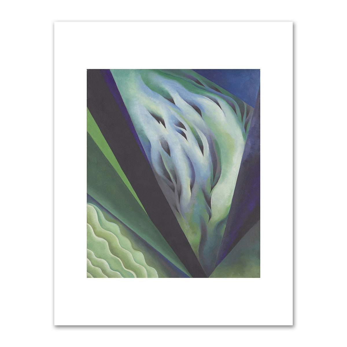 Blue and Green Music by Georgia O'Keeffe