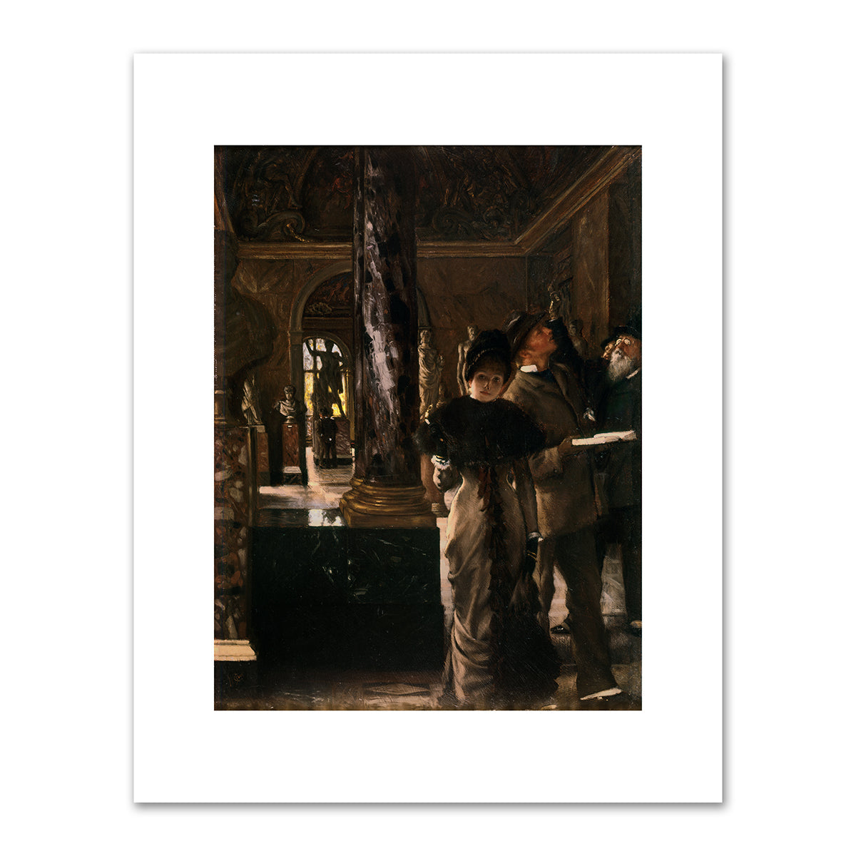 Foreign Visitors at the Louvre by James Tissot