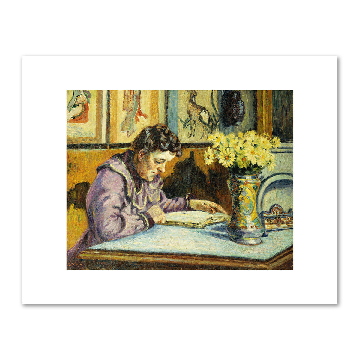 Woman Reading (Femme lisant) by Armand Guillaumin