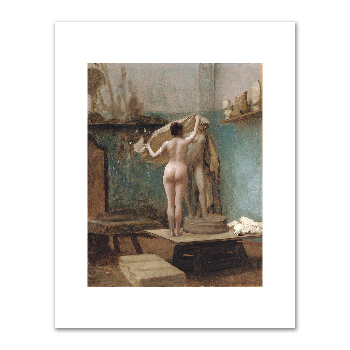 La fin de la sÃ©ance: The End of the Pose by Jean-LÃ©on GÃ©rÃ´me