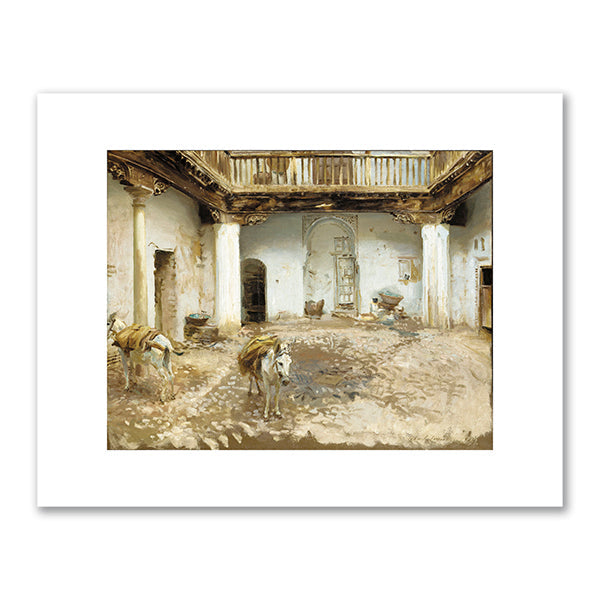 Courtyard, Casa del Chapiz by John Singer Sargent