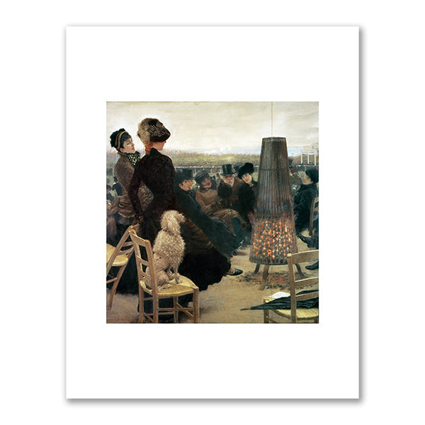The Races at Auteuil (part of a triptych) by Giuseppe De Nittis