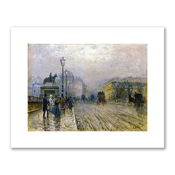 The Pont Neuf, Paris by Giuseppe De Nittis