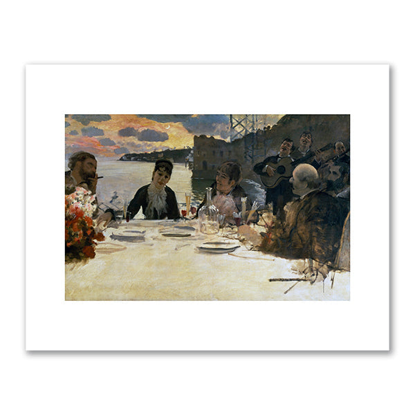 Lunch at Posillipo by Giuseppe De Nittis